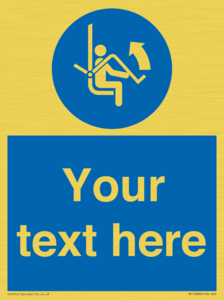 Custom Mandatory: Open safety bar of chairlift